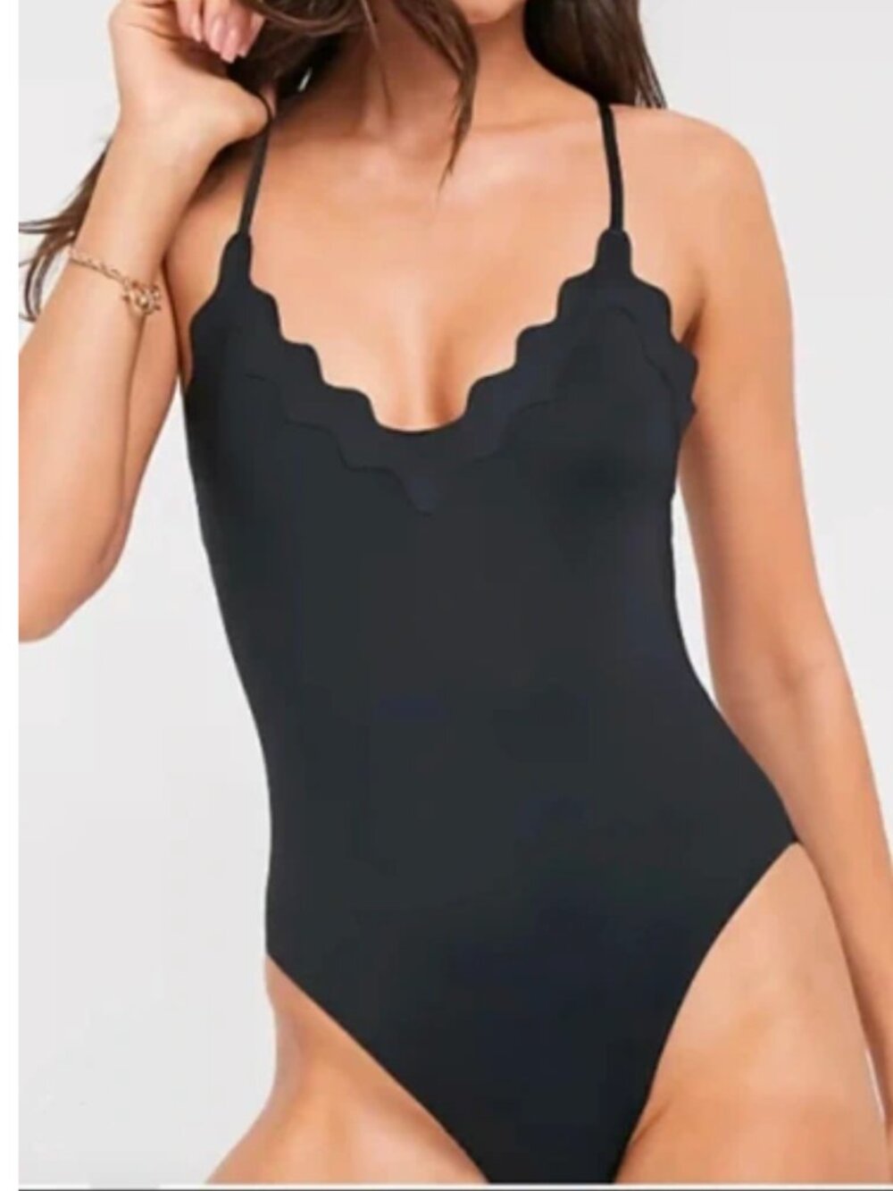 MANGO black one-piece swimsuit size M